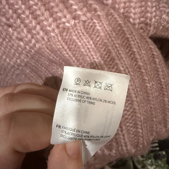 Varley Woodrose Rogan Cropped Knit Sweater – Dusty Rose size small - Picture 5 of 9